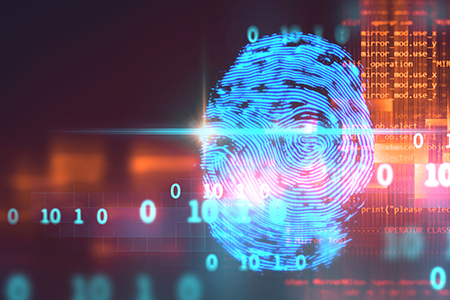 Thumbprint Blue Thumbprint